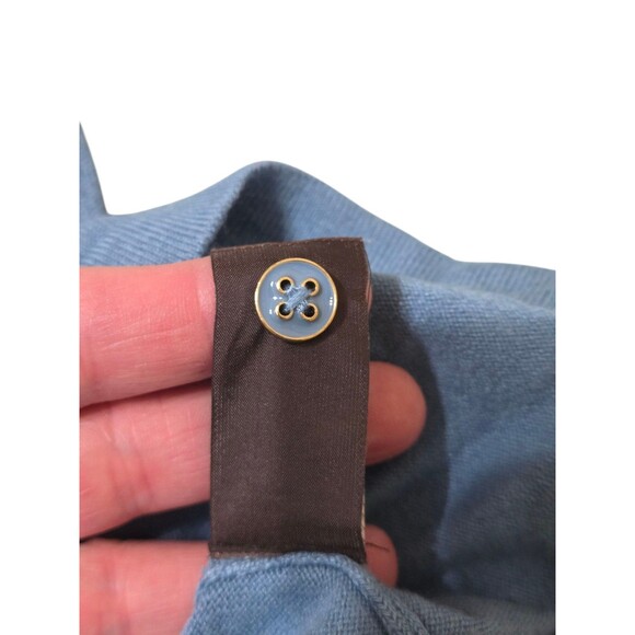 J. McLaughlin Jamey Pullover Sweater S Powder Blue Lightweight Knit E9.1 - Picture 7 of 10